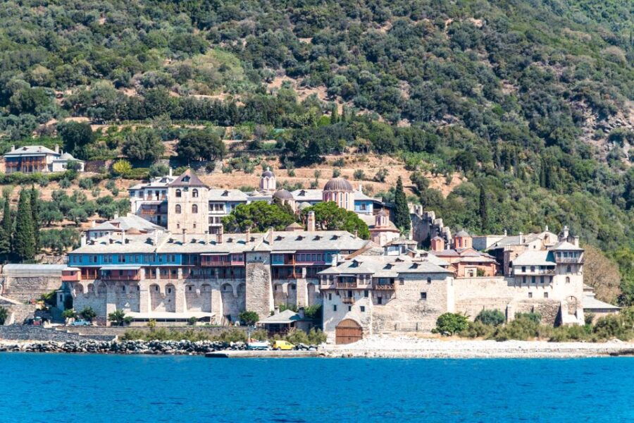 From Thesssaloniki: Mount Athos and Ammouliani Fun Cruise