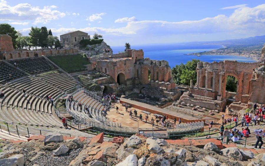 From Tropea: Full-Day Tour to Taormina
