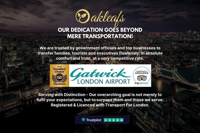 Gatwick Airport - To & From Central London - Meet & Greet - Good To Know