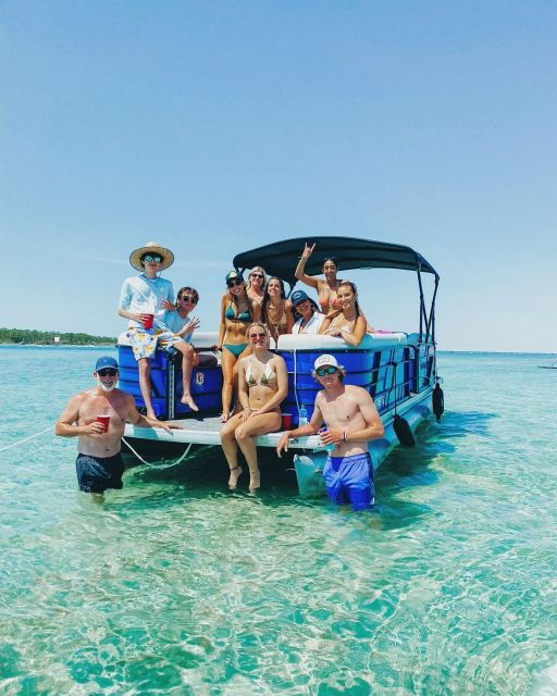 Half Day Pontoon Boat Rental- Okaloosa Island