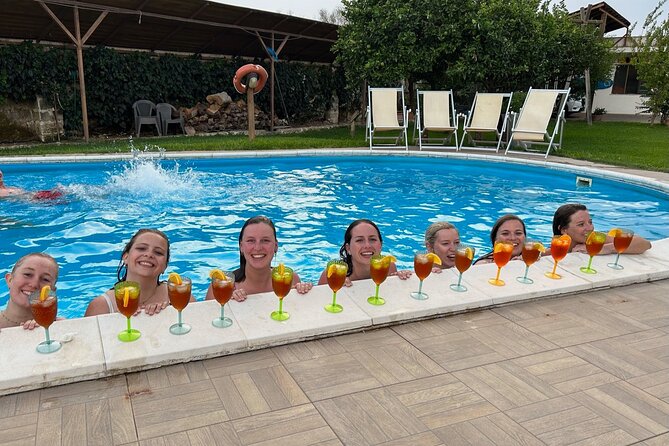 Hen Party With Cooking and Fun Laughter and Recipes