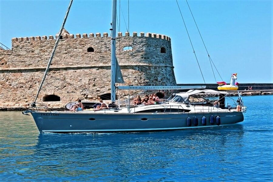 Heraklion: Dia Island Luxury Sailing Trip – up to 14 Guests