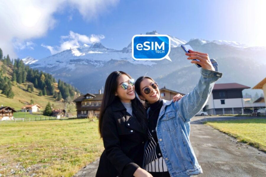 Interlaken / Switzerland: Roaming Internet With Esim Data
