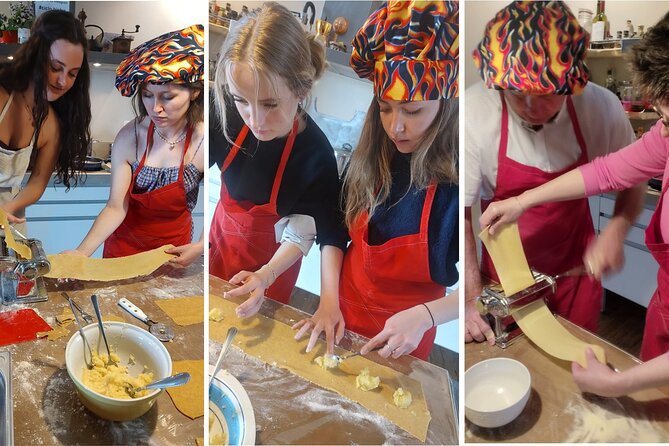 Intimate and Authentic Pasta Lesson & Chianti Wine. Max 5 People
