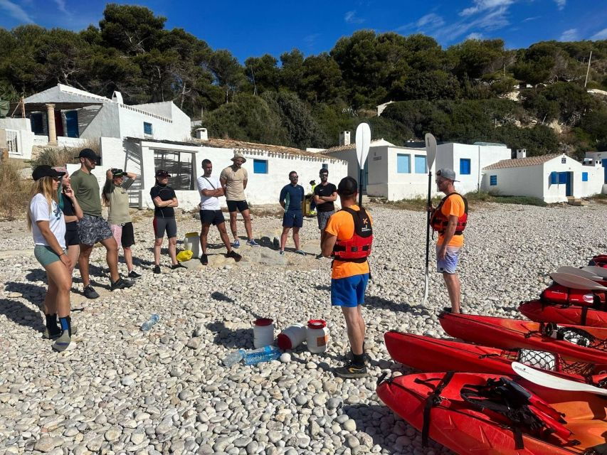 Jávea: Portixol Cove Kayak Tour, Snorkelling and More