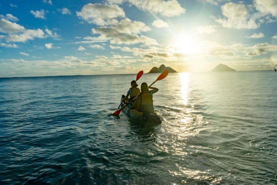 Kailua: Mokulua Islands Kayak Tour With Lunch and Shave Ice