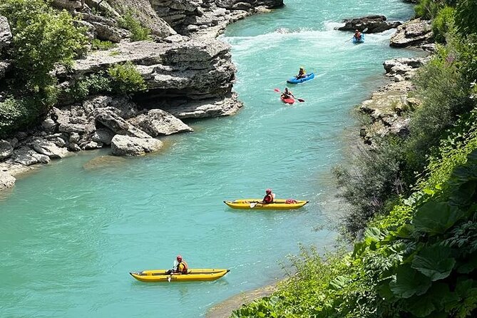 Kayaking in Vjosa River,Albania Kayak Permet,Gjirokaster (ARG)