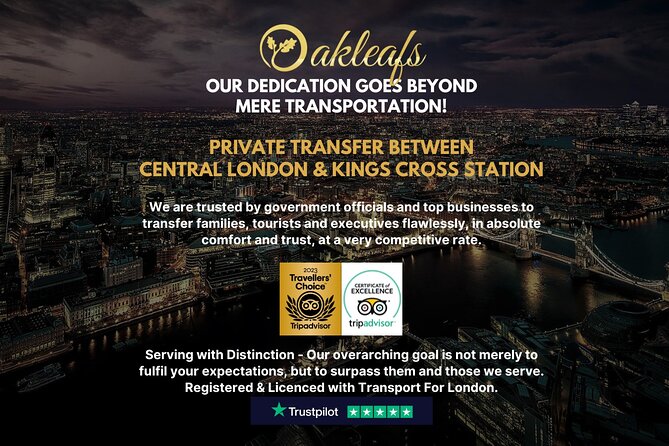 Kings Cross Station – Chauffeur/ Taxi - To & From Central London - Good To Know