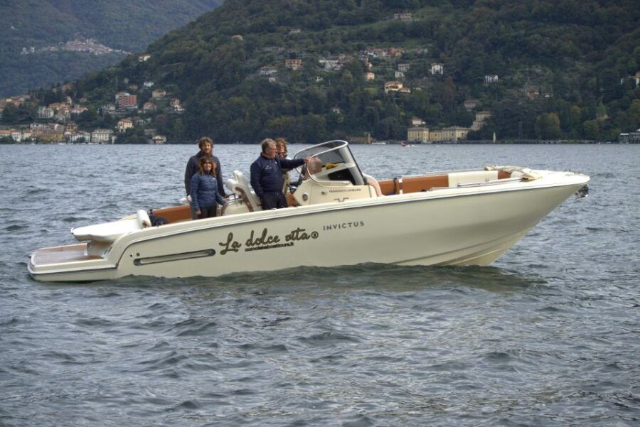 Lake Como: La Dolce Vita Private Tour 2 Hours Invictus Boat