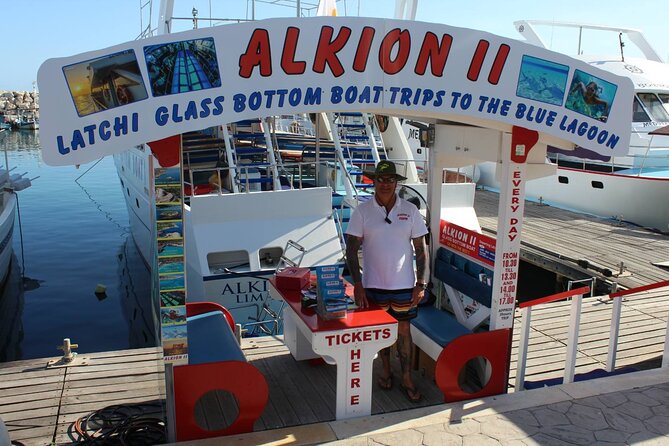 Latchi to Blue Lagoon Glass Bottom+slide Boat Tour