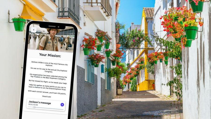 Málaga: City Exploration Game and Tour on Your Phone