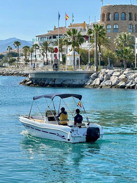 Marbella Self Drive Boat Rental With Dolphin Sighting