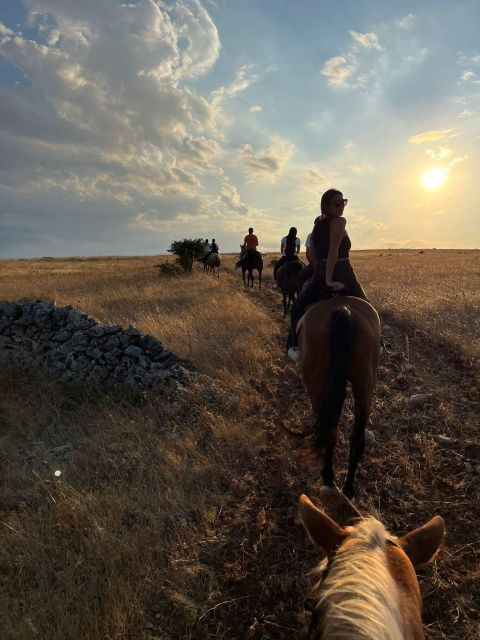 Matera: Sunset Horseback Riding Tour on Murgia - Language Options and Group Size