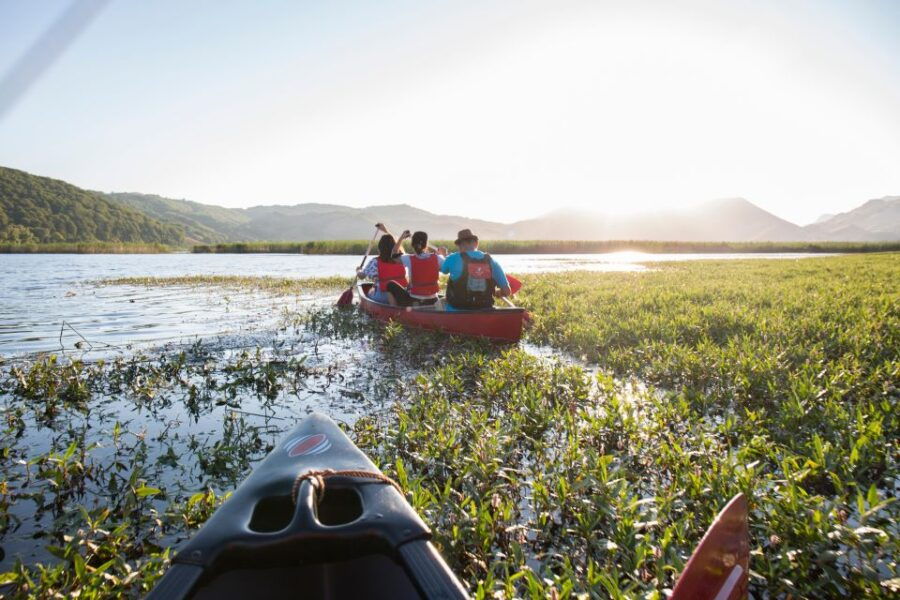 Matese Regional Park: Canoeing on Matese Lake