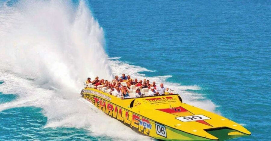 Miami: City Tour and Thriller Speedboat Adventure