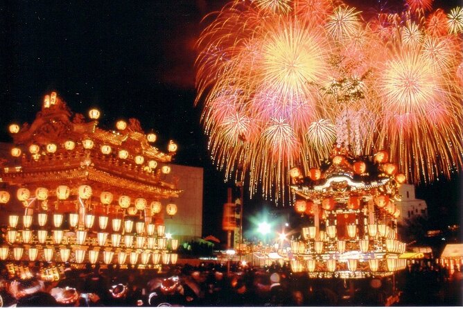Mikoshi, a Portable Shrine, Into the River! Chichibu Kawase Festival.