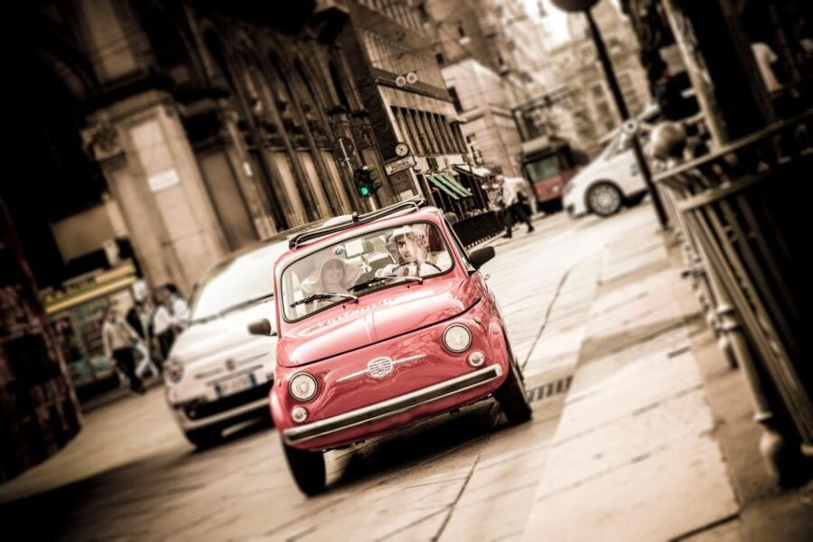 Milan: BIG CentralCityTour by Vintage Fiat 500 (3hs, 3stops) - Good To Know