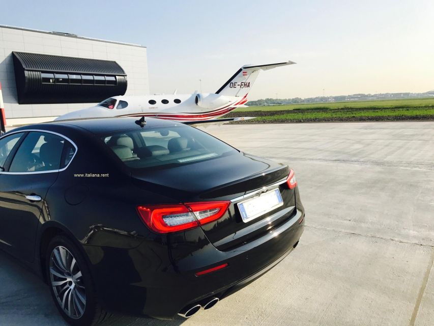 Milan LINATE Airport Transfer VIP Service MASERATI & S CLASS - Booking Process