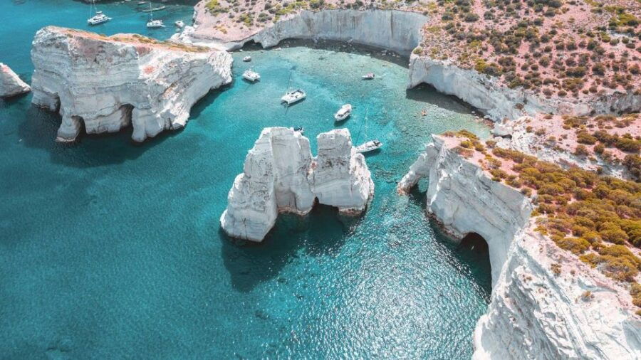 Milos: Private Motor Yacht Cruise to Kleftiko - Sykia - Full Description