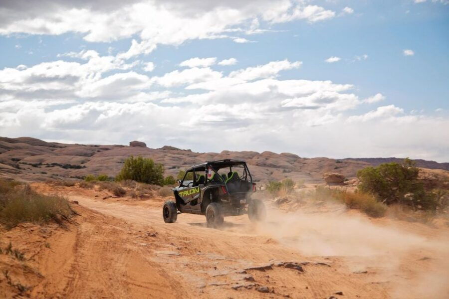 Moab: Self-Driven Guided Sunset UTV Tour to Fins N Things - Experience Highlights