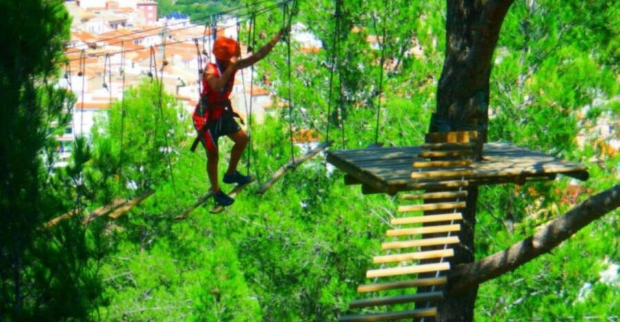 Montanejos: Forest Adventure – Tibetan Bridges and Zip Line