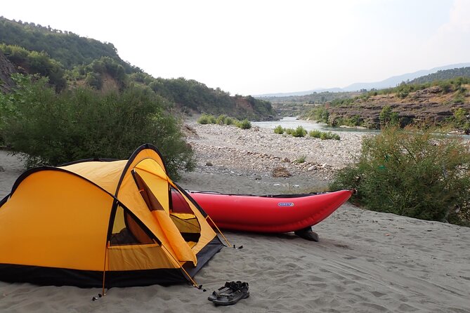 Multi Day Kayaking In Vjosa River ,Camping -6 Days