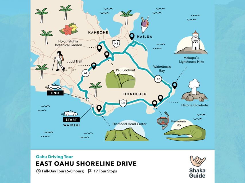 Oahu Bundle: 6 In-App Driving and Walking Audio Tours - Tour Highlights