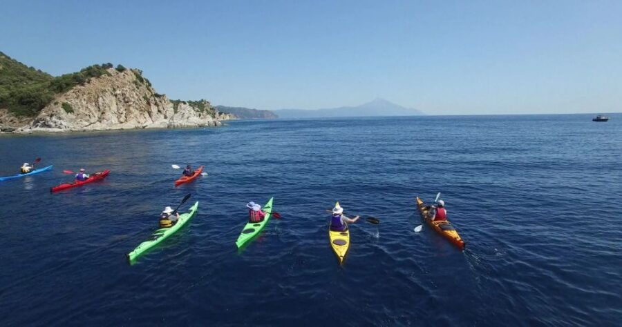 Ouranoupoli: Sea Kayaking Drenia Islands Private Day Tour - Tour Details