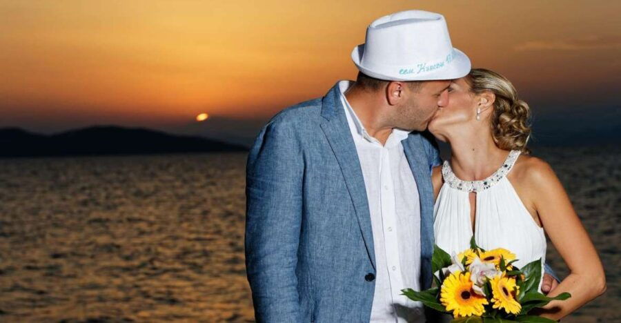 Ouranoupolis: Private Sunset Cruise on a Glassbottom Boat
