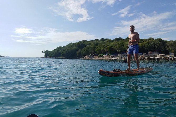 Paddleboarding in the Island