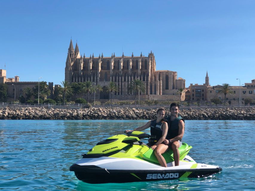 Palma De Mallorca: Jetski Tour to Palma Cathedral