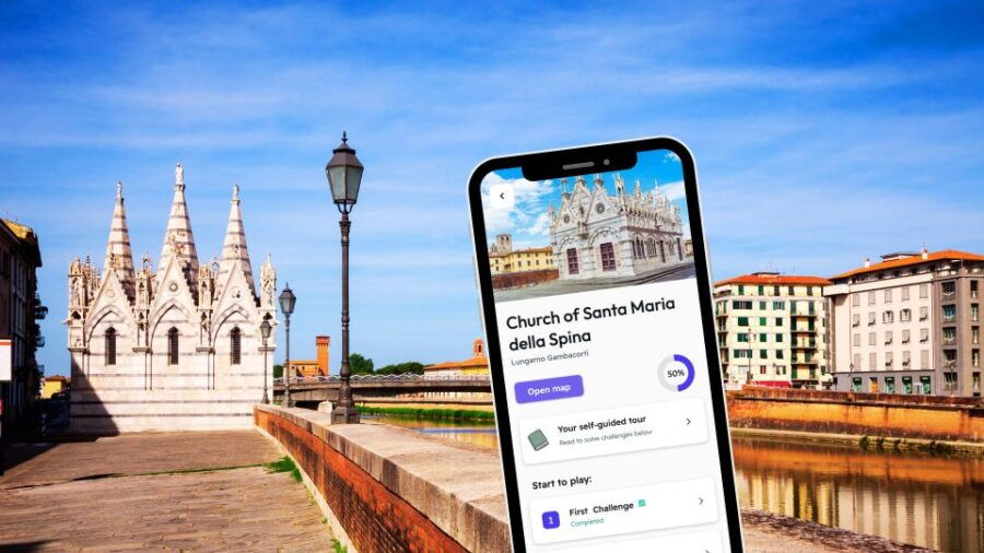 Pisa: City Exploration Game and Tour on Your Phone