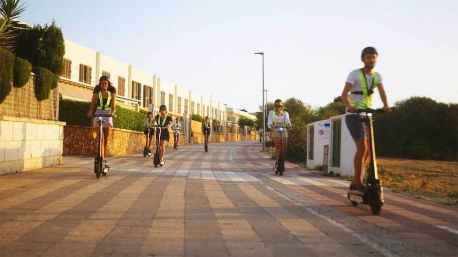 Playa De Palma: E-Scooter and Helmet Rental