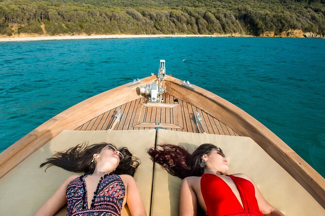 Private Boat Excursion With Lunch or Aperitif to the Calette Di Scarlino