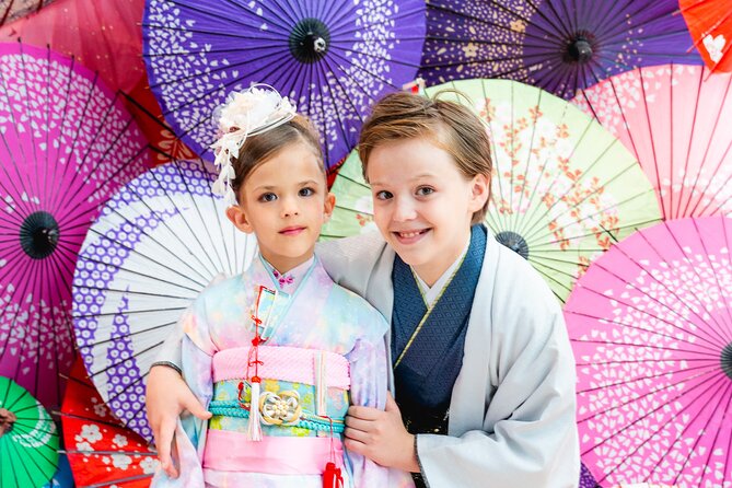 Private Children Photoshoot in Shinjuku in Kimono