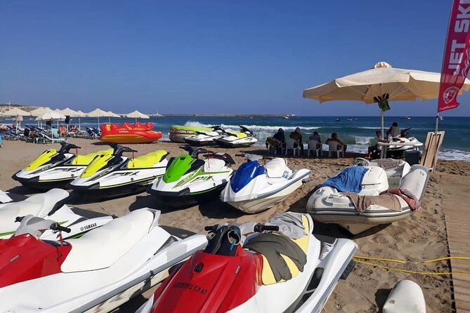 Private Jet Ski Activity on the Beach at Rethymno