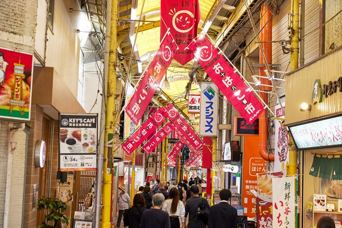 Private Night Tour and Exploring Shopping Street in Osaka