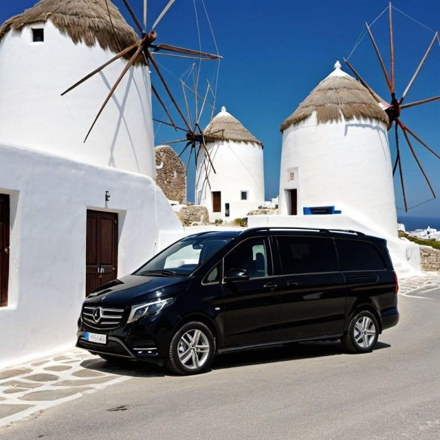 Private Transfer Mykonos:Hotel/Villa to Aiport/Port Minivan - Booking Details