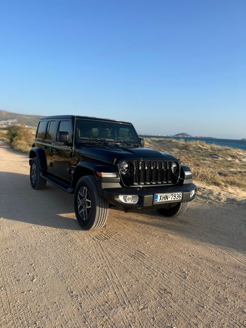 Rent Exclusive Jeep Wrangler 4x4e in Naxos - Good To Know