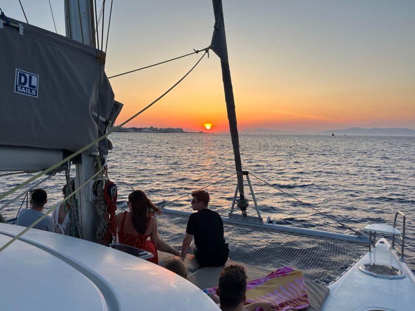 Rhodes: Sunset Catamaran Sailing Cruise With Drinks - Booking Information