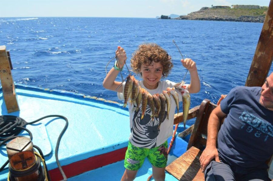 Rhodes Town: Fishing Boat Trip With Fish Meal and Swim Stops - Inclusions in the Trip Package