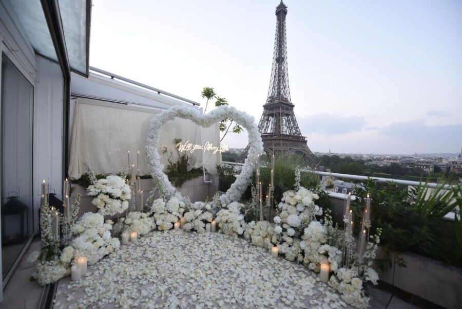 Romantic Eiffel Proposal on Enchanted Private Terrace - Venue Description