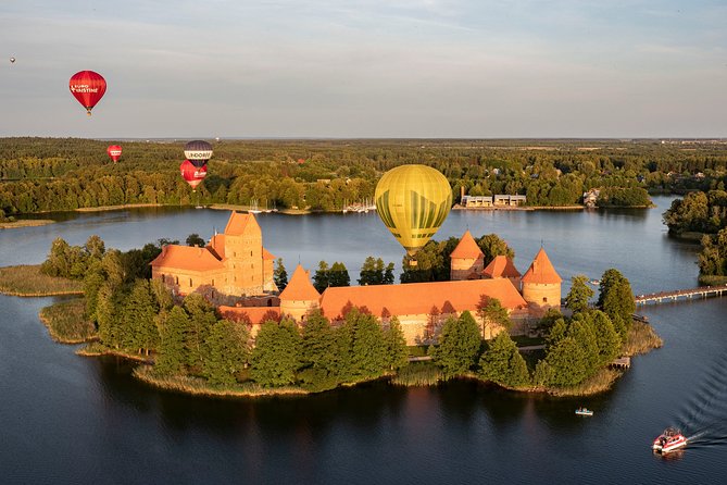 Romantic Hot Air Balloon Flight Over Vilnius or Trakai