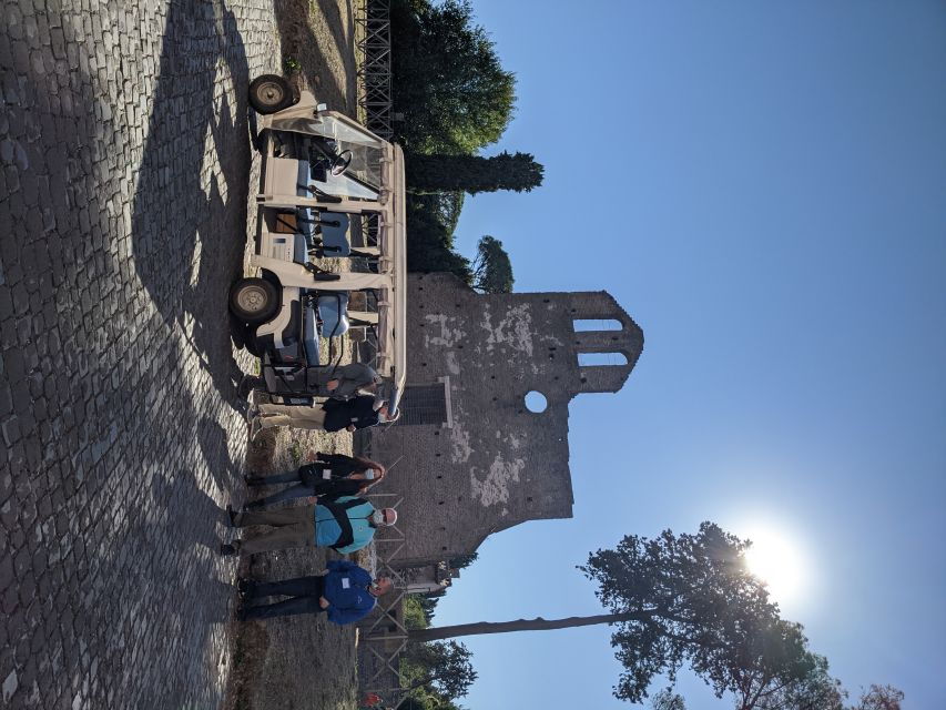 Rome: Appian Way Private Tour by Golf Cart -Official Partner - Good To Know