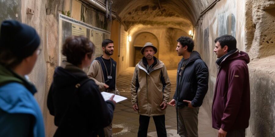 Rome: Catacombs Guided Group Tour With Private Car Service - Itinerary