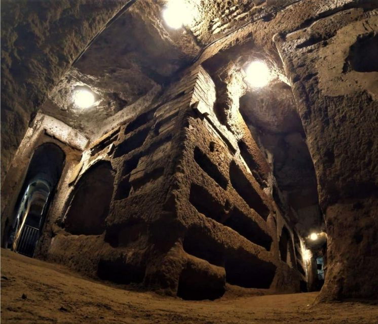 Rome Catacombs Underground Small Guided Tour With Transfer - Premium Transportation