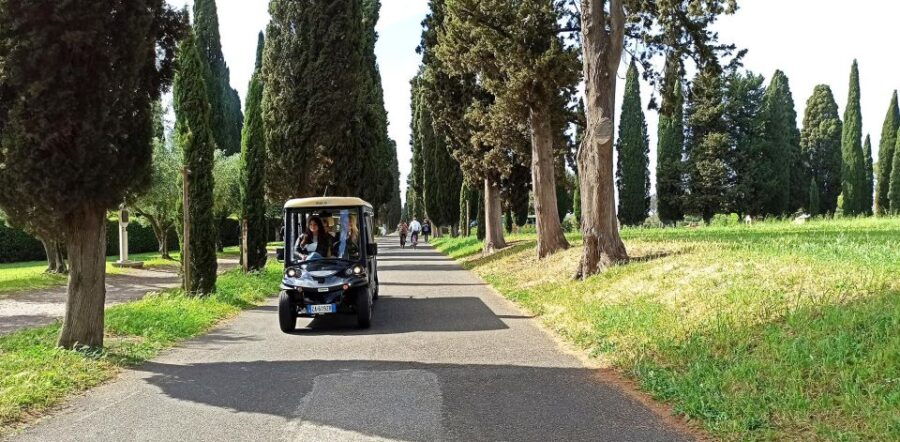 Rome: Official Catacombs Guided Tour With Golf Cart Shuttle - Itinerary