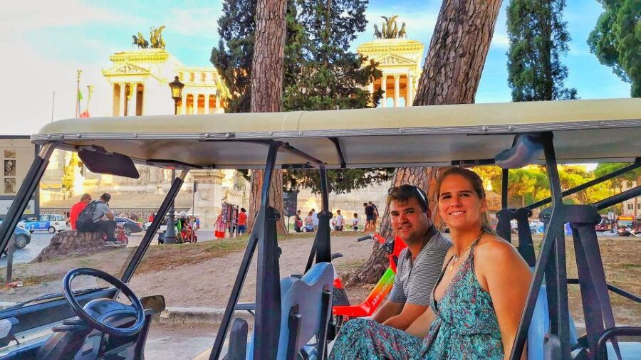 Rome: Private Guided Golf Cart Tour With Gelato or Wine - Experience