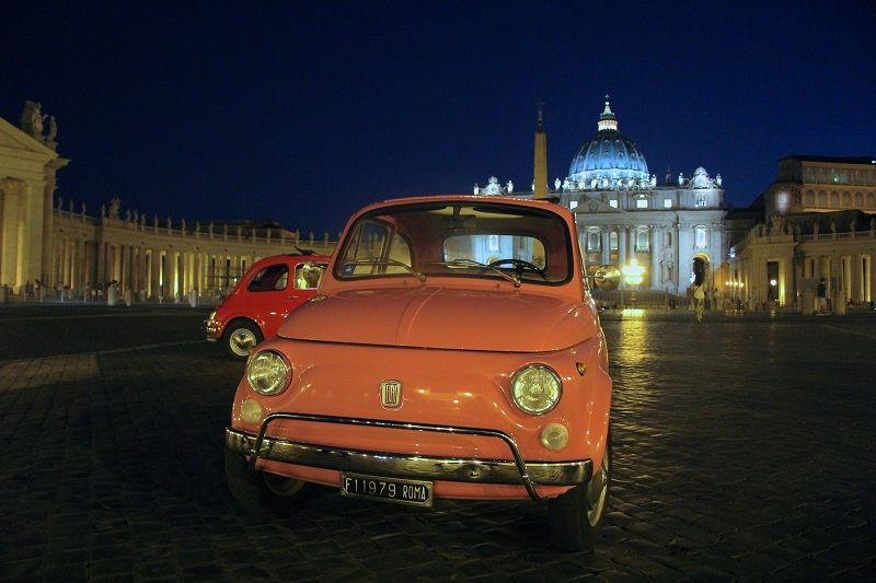 Rome: Romantic Night Tour by Classic Fiat 500 - Good To Know