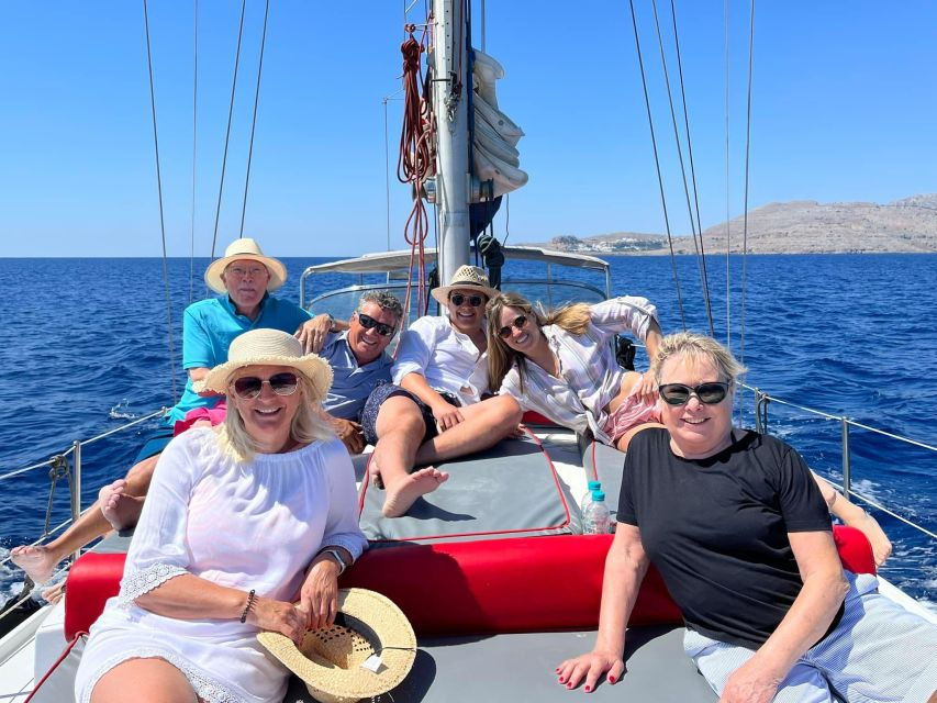 Sailing Tour Around Lindos With Food and Drinks